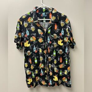 Island‎ Haze Men’s Button Up Graphic Shirt